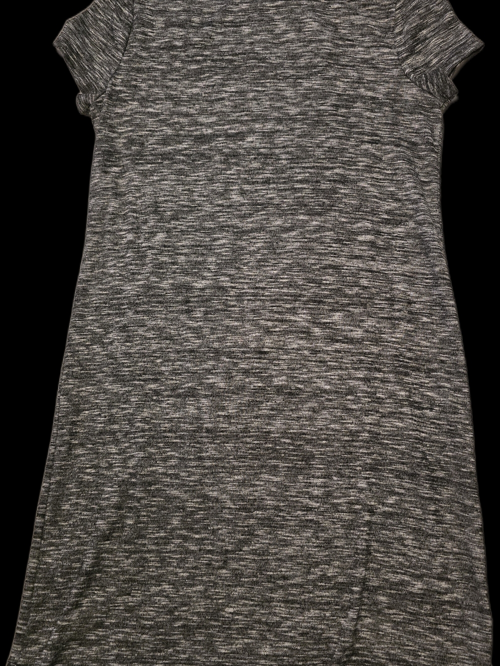 LOFT Gray Space-Dye Short Sleeve Dress - Size Medium - Picture 3 of 6